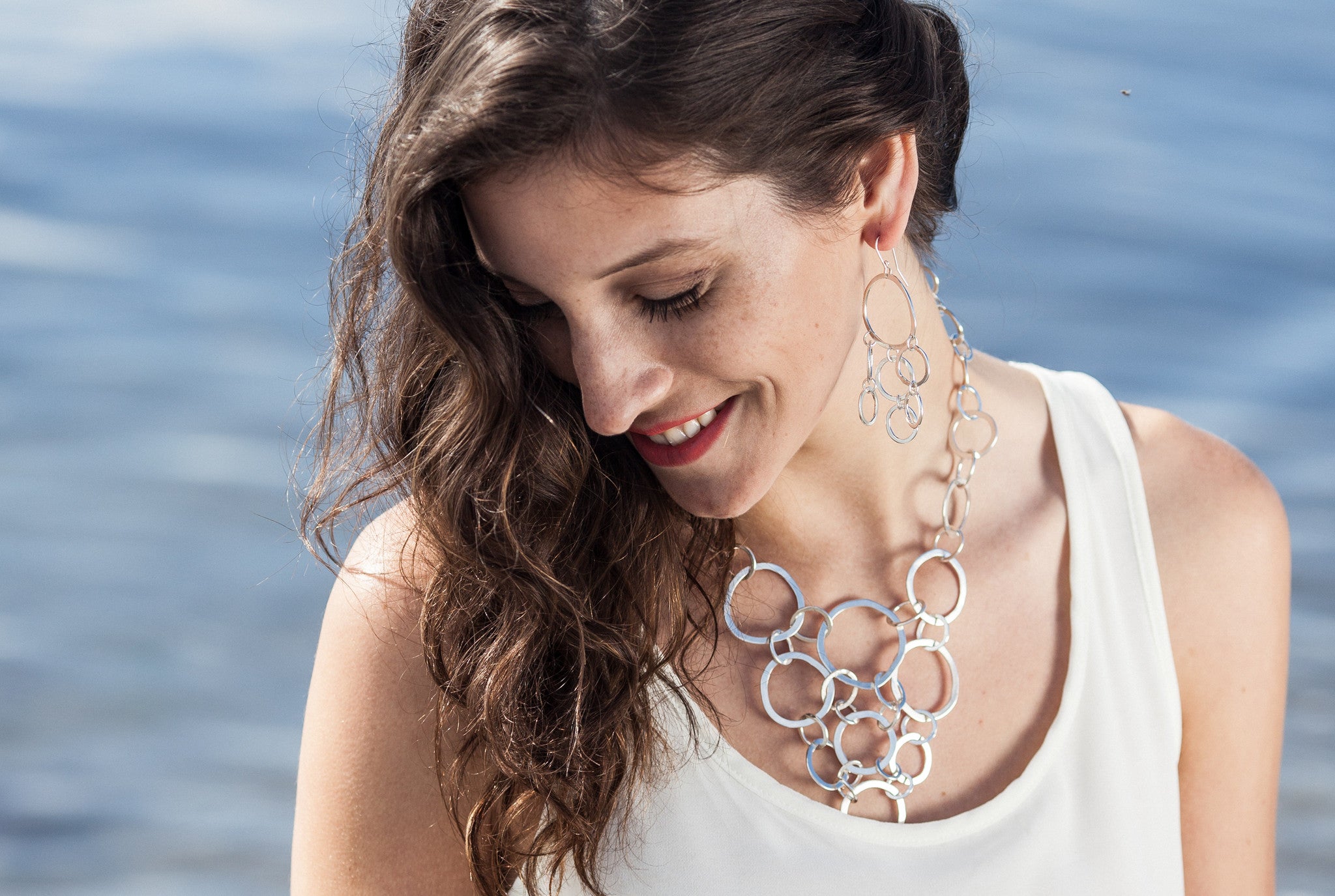 Sea Chain Necklace Cluster