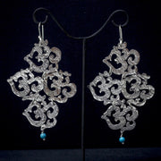 Om Earrings Multi - Large