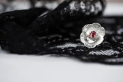 Rosette Ring with Sapphire