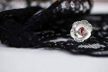 Rosette Ring with Sapphire