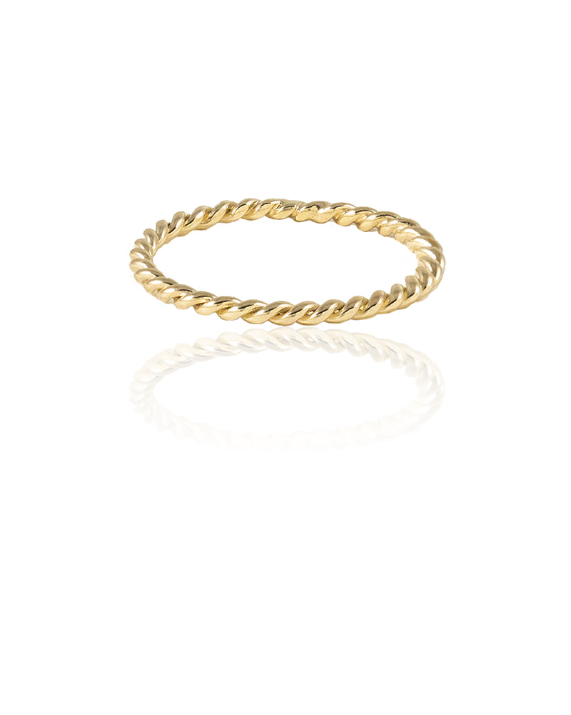 Thread XO Gold Ring