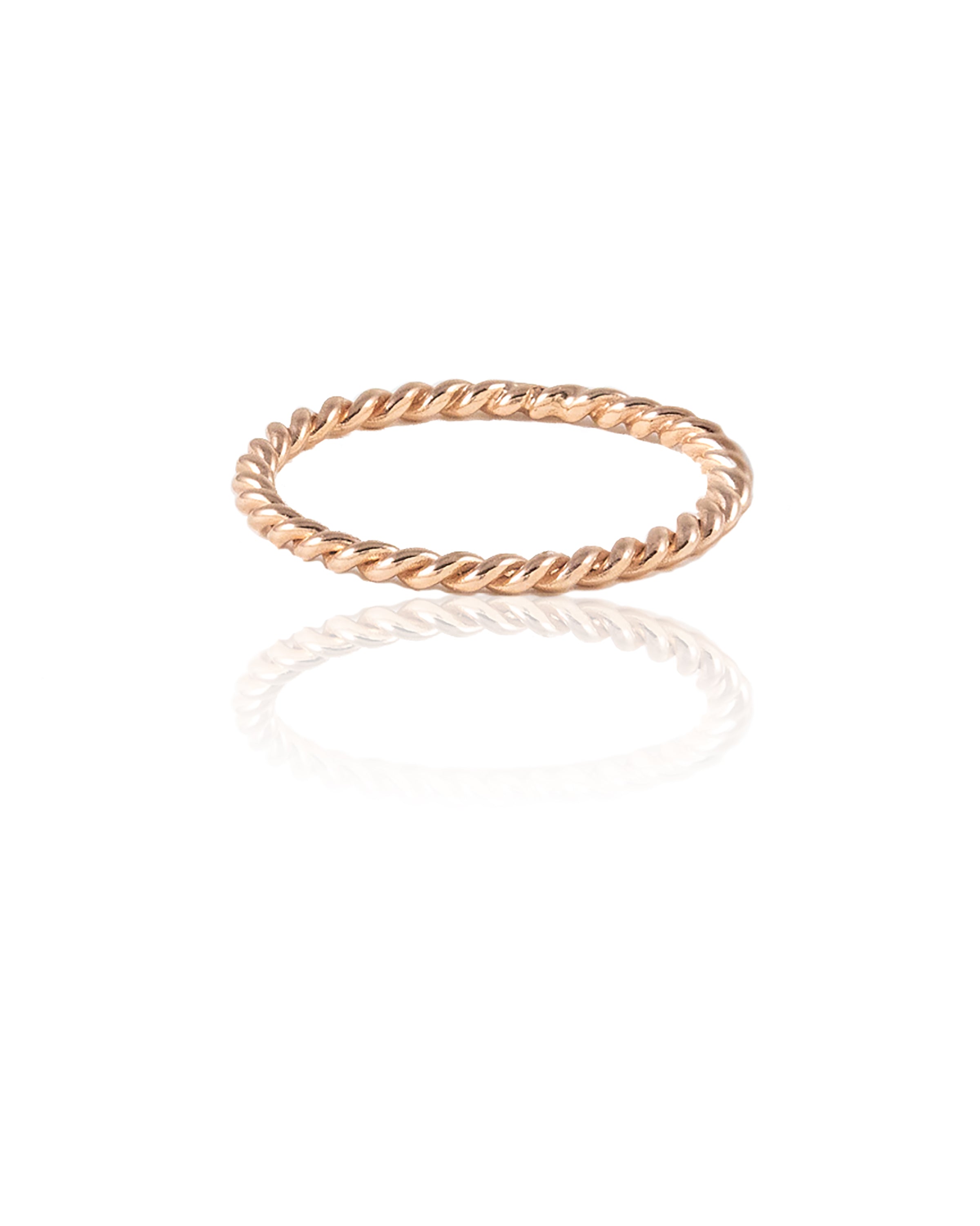 Thread XO Rose Gold Ring