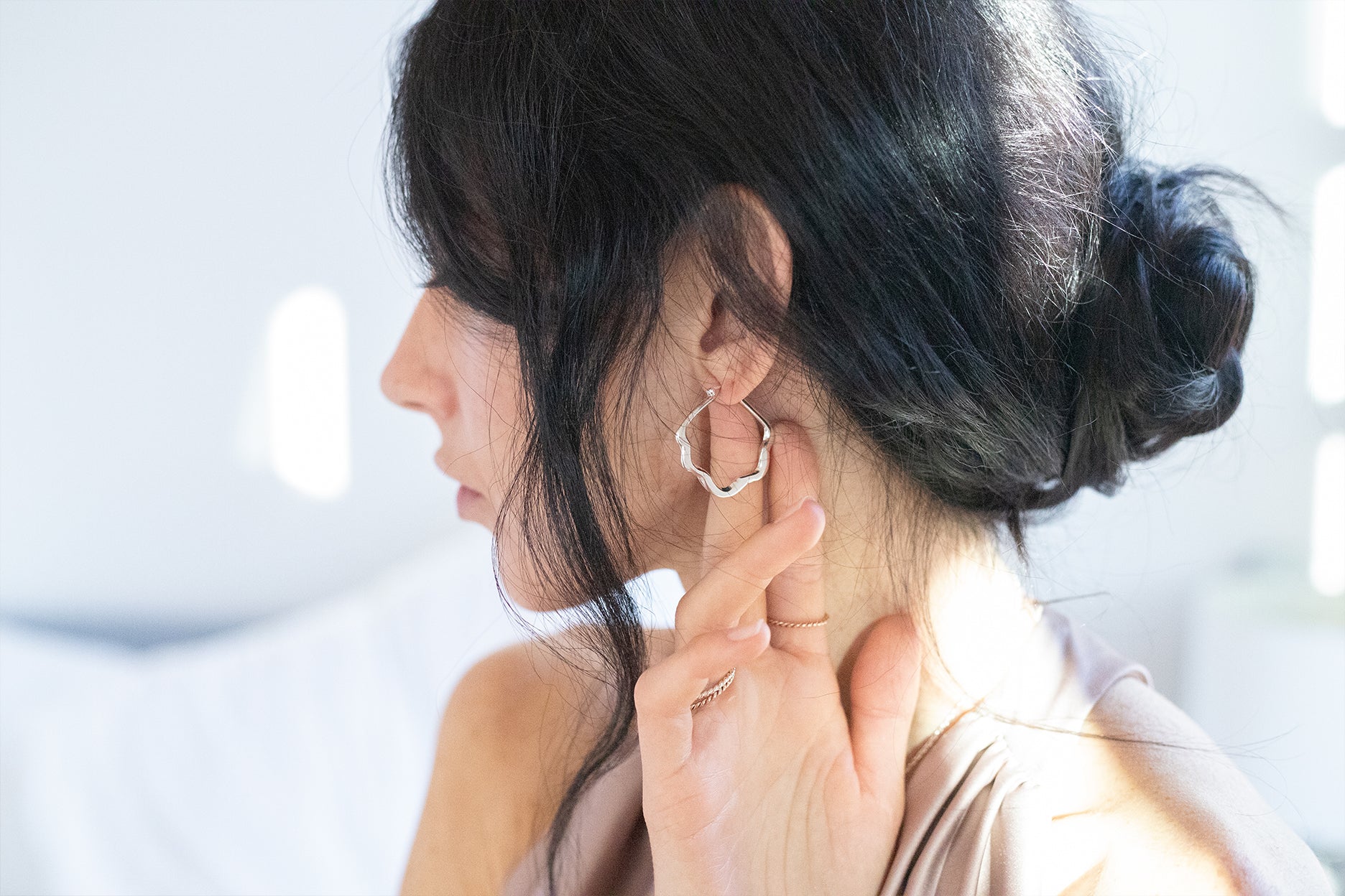 Blossom Hoops Medium