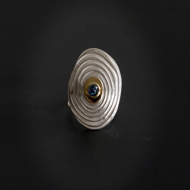 Tor Ring with Sapphire #1